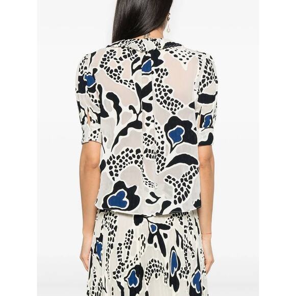 Ulla Johnson Marcella Top in Porcelain 2 - Picture 3 of 5